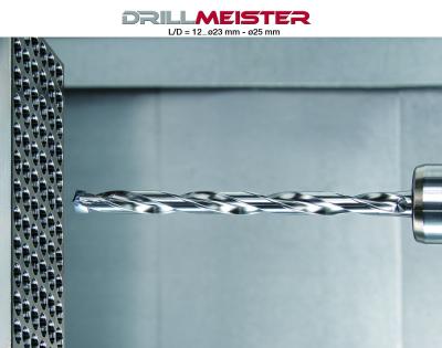 DrillMeister 12xD Drill Body DrillMeister 12xD Drill Body Head Changeable Drills