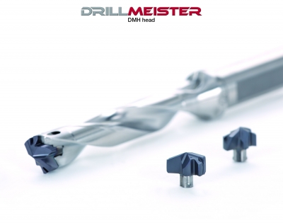DMH Drill Head with Enhanced Drill Corner Design