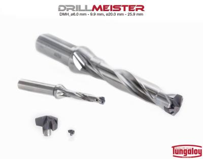 DrillMeister DMH Drill Heads Include Additional Diameters for the 6.0-9.9 mm and 20.0-25.9 mm Ranges