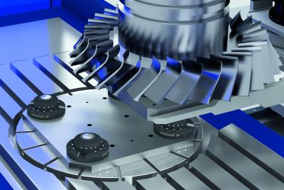 Giant Tooling System for machining large and heavy workpieces.