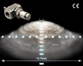 1/2 NPT Internal Mix, 360 degree, Circular Pattern Atomizing Spray Nozzle