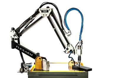 FlexArm GH-18-1 Tapping Arm Allows Operators to Tap Holes Offline FlexArm GH-18-1 Tapping Arm