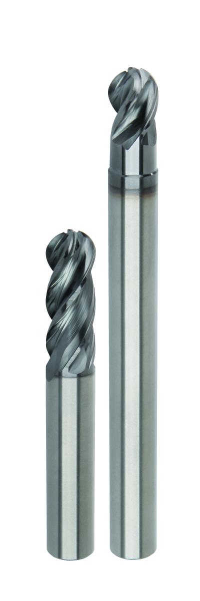 HARVI I TE Ball Nose End Mill HARVI I TE Ball Nose End Mill Delivers Lower Machining Cost Through Maximum Metal Removal
