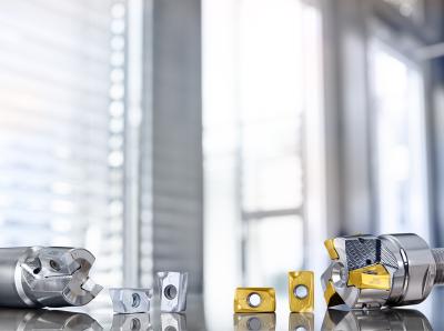 Double Turbo Square Shoulder Mills and Inserts The Cutters Improve Roughing Operations and Reduce Power Consumption