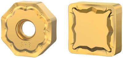 KCK20B and KCKP10 Indexable Milling Grades Milling Grades Provide High Wear Resistance