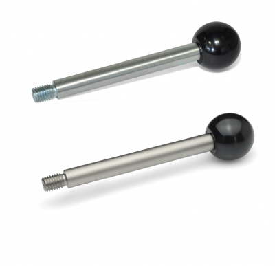 GN 310 Steel and Stainless Steel Gear Lever Handles