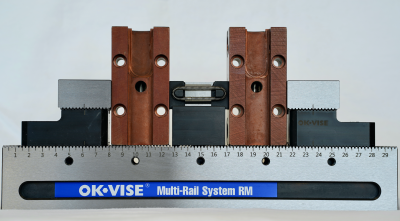 Expanded OK Vise Multi-Rail Solutions Positioning, Clamping Additions for Low-Profile Modular Clamping