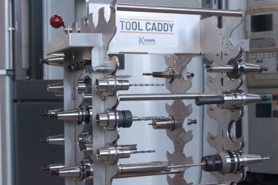 Tool Caddy Provides Safe Way to Store Assembled CNC Cutting Tools