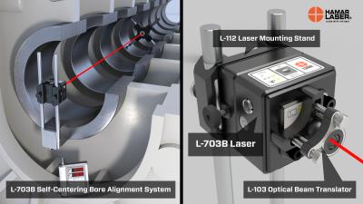 L-703B
Self-Centering Bore Alignment System Compact, Versatile, Adaptable System Streamlines Alignment
