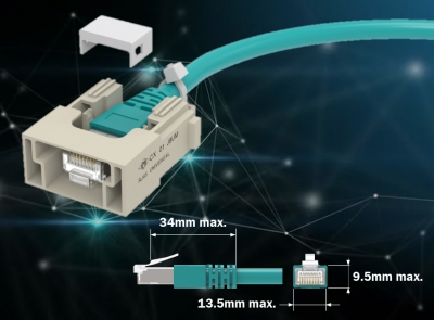 RJ45 Adapter is Extremely Resistant to Mechanical Stresses 