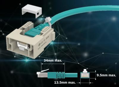 Universal RJ45 Adapter RJ45 Adapter is Extremely Resistant to Mechanical Stresses