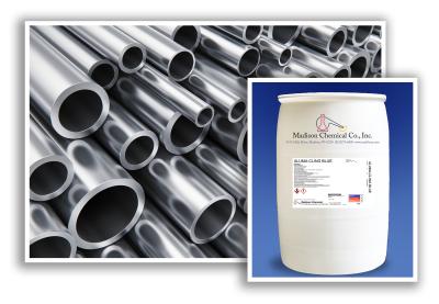 Aluma-Cling Blue Thickened-Gel Formulation for Cleaning Aluminum Alloys Aluma-Cling Blue Thickened-Gel Formulation