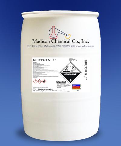 Stripper Q-17 Alkaline Paint Stripper is Ideal for Ferrous Metals Stripper Q-17 Alkaline Paint Stripper