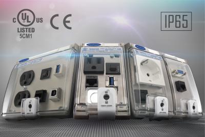 Low-Profile Enclosures for Panel Interface Connectors Low-Profile Enclosures for Panel Interface Connectors