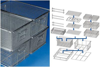 MEFO-BOX System With Standard Cleaning Baskets and Accessories MEFO-BOX System