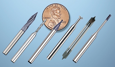 Microcut offers endmills from 0.002" to 0.125" in diameter