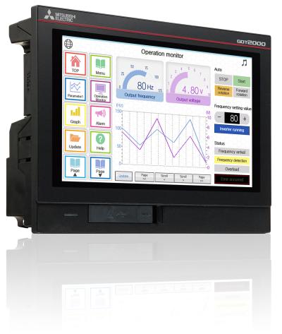 GT25 Wide Human Machine Interface Improves System Visibility GT25 Wide Human Machine Interface