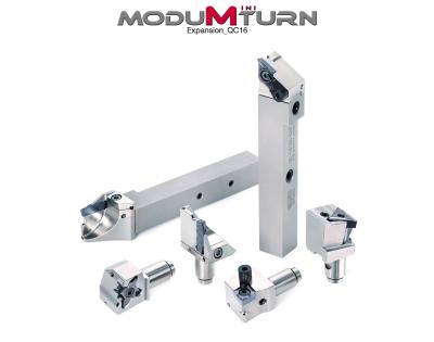 ModuMini-Turn Q16 Line Swiss Tooling Range Offers QC16 Line of 16x16 mm Shanks