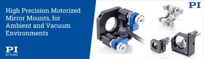 Motorized Mirror Mounts Compact Motorized Kinematic Mirror Mounts & Piezo Mirror Mounts
