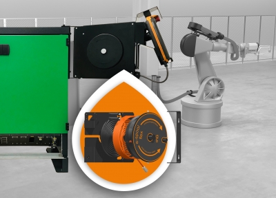 E-Spool Flex for Continuous Panel fFeed in Industrial Robots