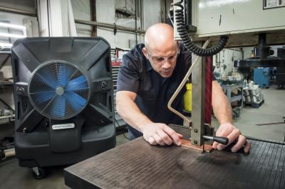 Portacool Jetstream 250 Portable Evaporative Cooler Improves Worker Safety Portacool Jetstream 250 Portable Evaporative Cooler