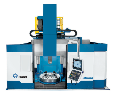 VT Series Vertical CNC Lathes Handle Up To 99 Tons on Chuck