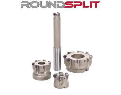 Tungaloy's expanded RoundSplit series includes inserts with a PVD grade AH3135 coating.