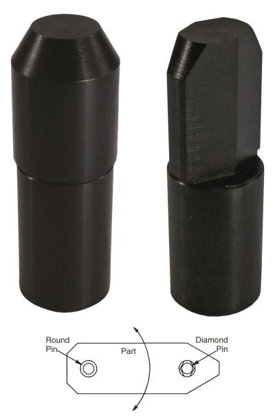 Optional LIFE-EX PVD Coating for Round and Diamond Pins Optional LIFE-EX PVD Coating