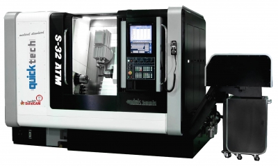 Quicktech S-32 ATM 9-Axis, Twin-Spindle Mill/Turn Center