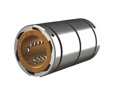 SFERAX Type H.L. Linear Ball Bearing Supports a Linear Bearing Under High Loads and High Radial Torques
