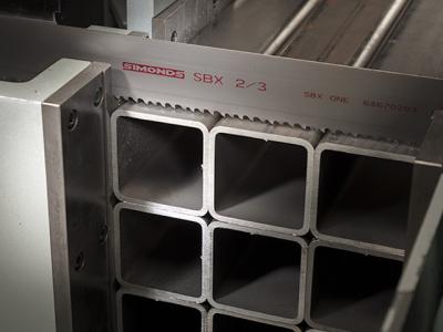 SBX-One Bandsaw Blade for the Structural Steel Market SBX-One Bandsaw Blade