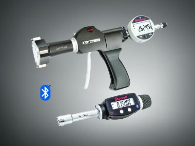 781BXT and 770BXT AccuBore Electronic Bore Gages are Bluetooth-enabled 781BXT and 770BXT AccuBore Electronic Bore Gages