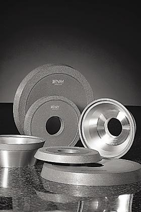 TechMet diamond grinding wheels feature universal hybrid bond system