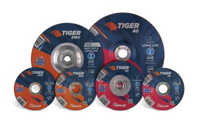 Tiger® 2.0 Cutting, Grinding and Combo Wheels Tiger 2.0 Grinding Wheels Feature Anti-Chipping Technology