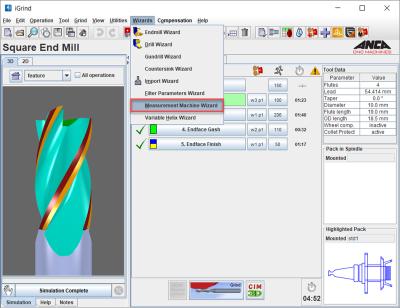 Interface for Cutting Tool Measurement and Compensation Expanded Interface for Cutting Tool Measurement and Compensation