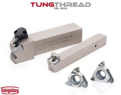 TungThread BX330 CBN Inserts Can Thread Hardened Parts