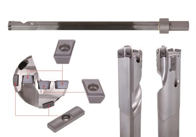 DeepTriDrill Indexable Gundrill Series With Expanded Diameter Range DeepTriDrill Indexable Gundrill Series