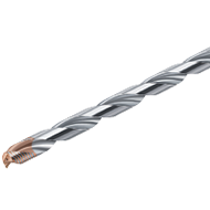 Walter solid-carbide, through-coolant drill