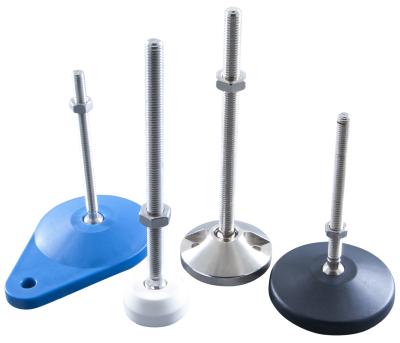 Expanded Range of Leveling Feet Includes New Styles, Materials, Features Expanded Range of Leveling Feet