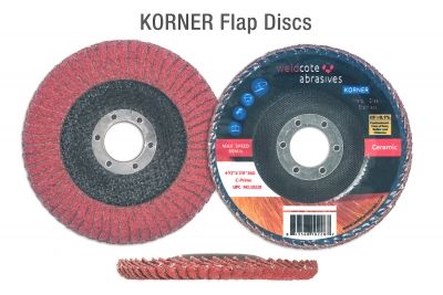 Korner Zirconia and Ceramic Flap Discs Feature a Unique Design Korner Zirconia and Ceramic Flap Discs