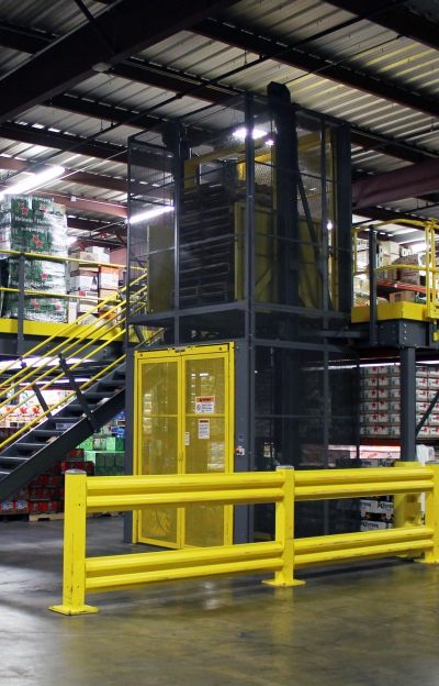 LiftLok Vertical Reciprocating Conveyor Safety System