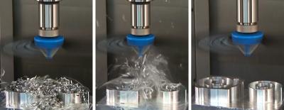 Chip Blower Removes Chips and Coolant from Parts and Machine Tool Chip Blower
