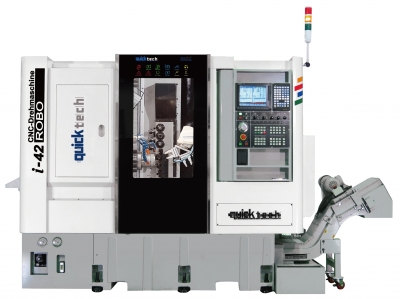 Quicktech i-42 ROBO and i-60 ROBO 4-axis Mill-Turn Centers