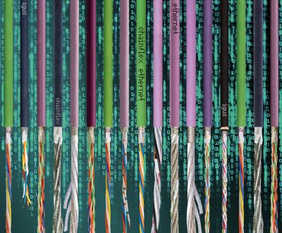 Line of Ethernet Cables Increased Ethernet Cables