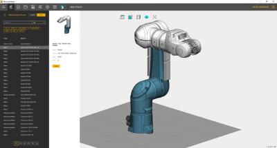 Robot Library Includes Models of almost 700 Robot Mechanisms