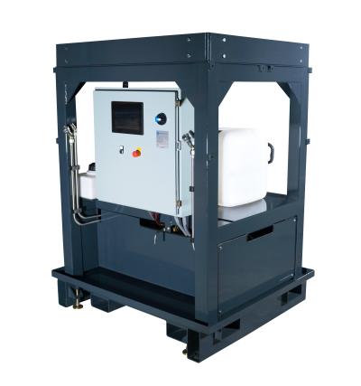 Venturi Pump on FullShop Automated Coolant System Combining Two Systems Significantly Reduces Coolant Usage