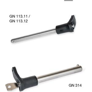 Rapid Release Pins Secured with a Key