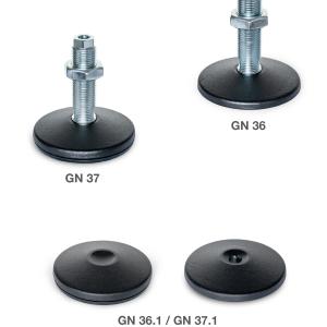 Machine Feet Suited for Large, Heavy Systems, Machines