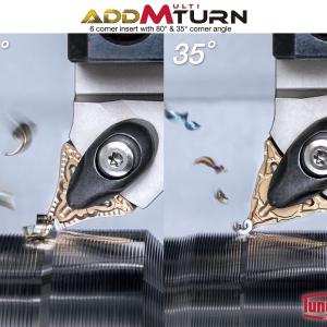 AddMultiTurn Multi-Directional Turning Tool System for Maximum Productivity and Tool Economy