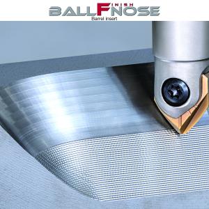 BallFinishNose Barrel-Style Inserts Help Improve Productivity of 5-Axis Machining